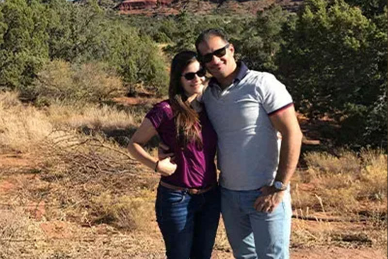 dr alhamdi with wife