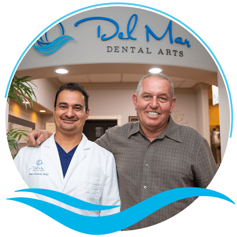 Patient and dr sinan Smiling